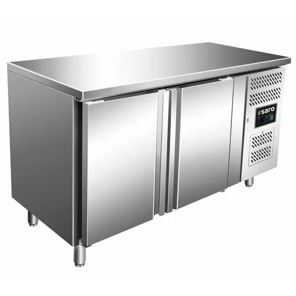 Koelwerkbank | SNACK | 260L | 2 Deuren | -2°C/+8°C | Geforceerd | 1360x600x920(h)mm