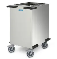 HUPFER Serviesstapelaar | RVS | Onverwarmd | Platform 517x373mm | Wielen (Geremd) | 748x552x923(h)mm