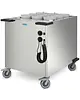 HUPFER Serviesdispenser | RVS | ≤80°C | Geforceerd | 372 Serviesstukken Ø140-300mm | 2kW (230V) | Wielen (Geremd) | 991x760x1080(h)mm 