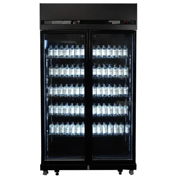 Koelkast | SERIE IRM | 770L | Zwart | 0°C/+10°C | Geforceerd | Draaideuren | Wielen (Geremd) | 1100x596x2003(h)mm