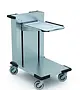 HUPFER Korvenstapelaar | RVS | Onverwarmd | Open | Wielen (Geremd) | 800x558x900(h)mm 