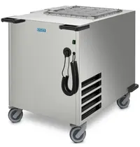 HUPFER Gekoelde Serviesdispenser | COOLSTAPLER | Geforceerd | Korven Max. 508x508mm | Wielen (Geremd) | 1091x760x1044(h)mm