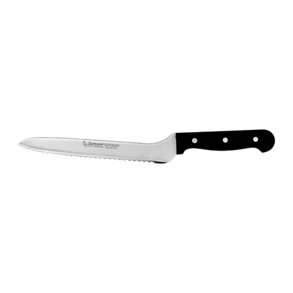 Broodgolfmes | SERIE 4000 | RVS | Zwart | Lengte 200mm