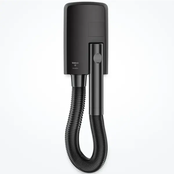 Hotelföhn | HOTELLO HEAVY DUTY | Kunststof | 1 Snelheid | Uittrekbare Slang | 1.5kW (230V) | Wandmontage | 147x112x238/550(h)mm