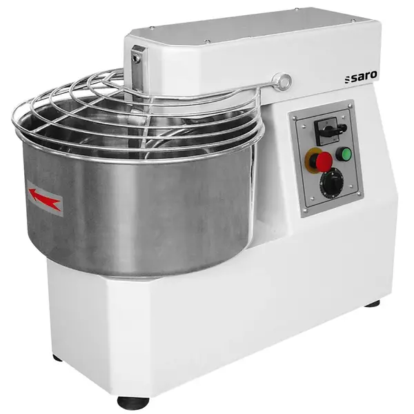 Deegmenger | 38kg/42L | 2 Snelheden | Vaste Kop + Kom | 2kW (400V) | Incl. Wielenset | 500x840x720(h)mm