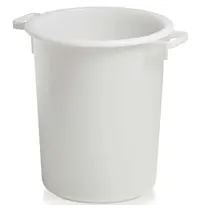 HUPFER Afvalbak | Kunststof | Wit | 75L | Open | 562x510x530(h)mm 