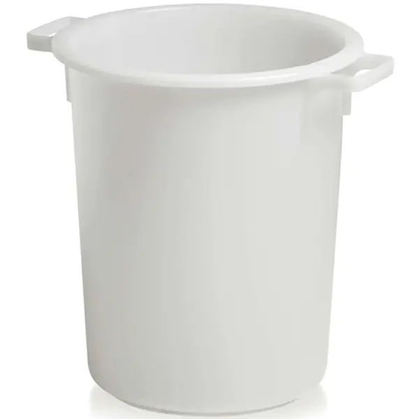 Afvalbak | Kunststof | Wit | 75L | Open | 562x510x530(h)mm
