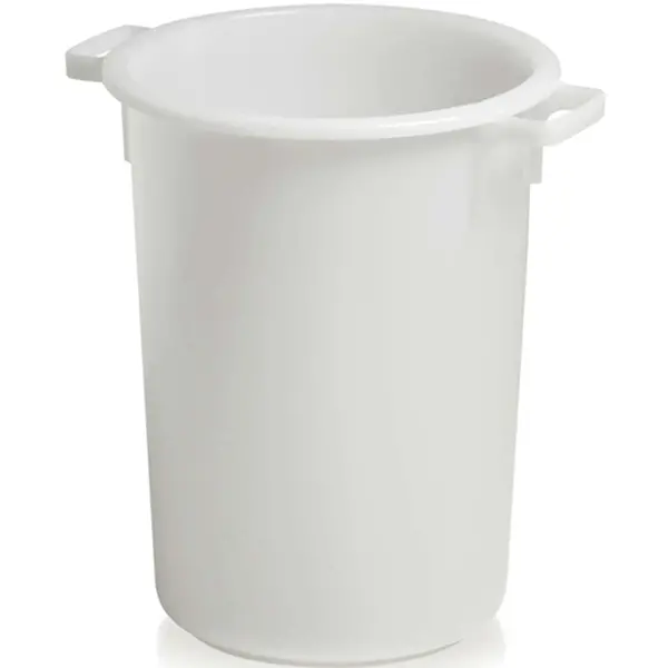 Afvalbak | Kunststof | Wit | 50L | Open | 502x420x540(h)mm