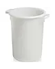 HUPFER Afvalbak | Kunststof | Wit | 50L | Open | 502x420x540(h)mm 