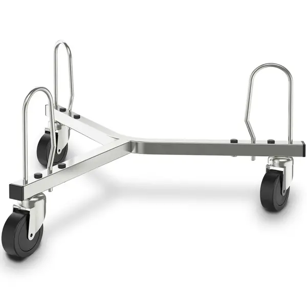 Verrijdbaar Onderstel | HUPFER Afvalbak HUP-0124172 | RVS | 553x481x281(h)mm