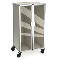 TAWALU Dienbladenwagen | TAWALU | 2x 20 Etages (EN600x400) + Bovenblad | Wielen (Geremd) | 910x687x1635(h)mm