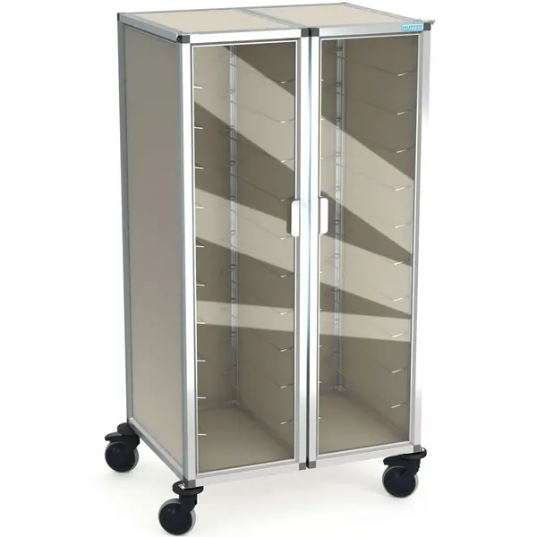 Dienbladenwagen | TAWALU | 2x 20 Etages (EN600x400) + Bovenblad | Wielen (Geremd) | 910x687x1635(h)mm