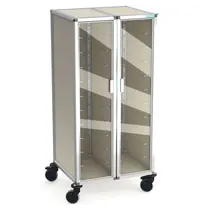 TAWALU Dienbladenwagen | TAWALU | 2x 20 Etages (1/1 GN) + Bovenblad | Wielen (Geremd) | 820x687x1635(h)mm