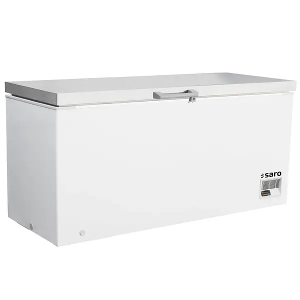 Vrieskist | Wit/RVS | 516L | -18°C | Statisch | Kanteldeksel | 1835x730x970(h)mm