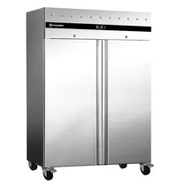 WAGNER Vrieskast | 1175L (2/1 GN) | RVS | -10°C/-20°C | Statisch + Ventilator | Wielen (Geremd) | 1340x810x1989(h)mm