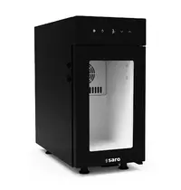 Saro Melkkoeler | PAROS | 8.5L | Zwart | 0°C/+4°C | Statisch + Ventilator | 220x450x455(h)mm 