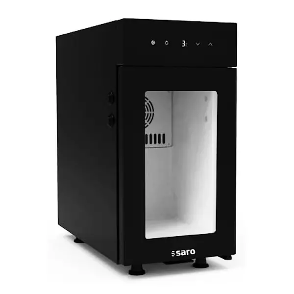 Melkkoeler | PAROS | 8.5L | Zwart | 0°C/+4°C | Statisch + Ventilator | 220x450x455(h)mm