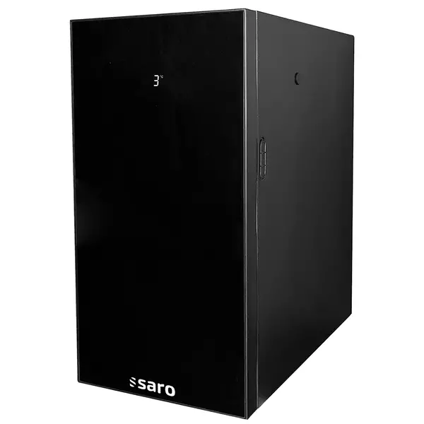 Melkkoeler | DELO | 6.5L | Zwart | 0°C/+4°C | Statisch + Ventilator | 220x385x430(h)mm