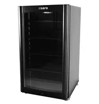Saro Drankenkoeling | 98L | Zwart | 0°C/+10°C | Statisch + Ventilator | 470x493x827(h)mm 
