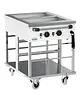 CombiSteel Bain-Marie Wagen | Elektrisch | 2x 1/1 GN | 30°C/90°C | 2kW (230V) | Aftapkranen | 850x650x840(h)mm 