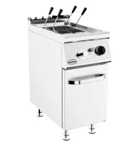 CombiSteel Pastakoker | BASE 700 | Gas | 18L | 0°C/120°C | 10.5kW | Vulkraan + Aftapkraan | Piëzo Ontsteking | 400x700x900(h)mm