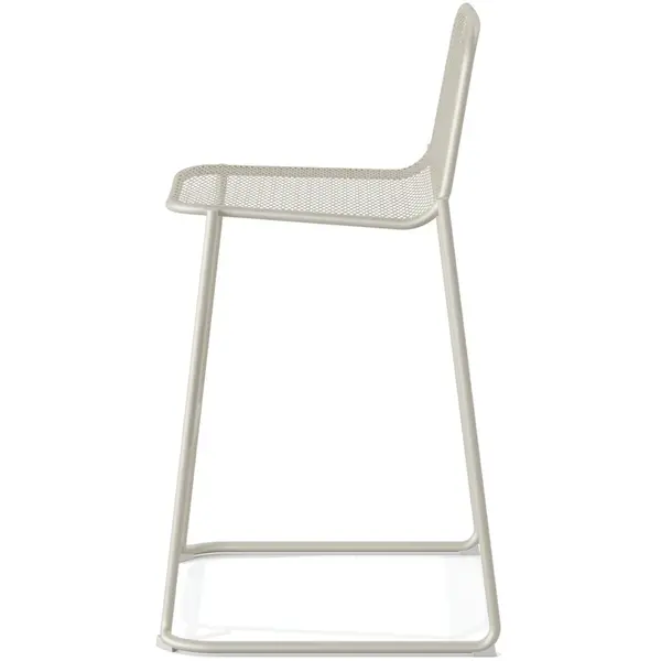 Barkruk | MASE | Staal | Beige | In-/Outdoor | Stapelbaar | 520x520x1050(h)mm