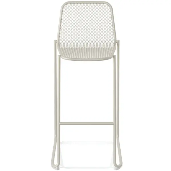 Barkruk | MASE | Staal | Beige | In-/Outdoor | Stapelbaar | 520x520x1050(h)mm