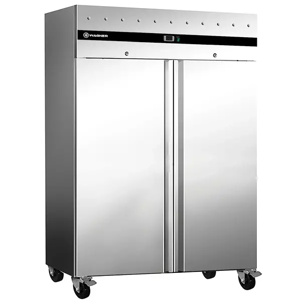 Koelkast | 1175L (2/1 GN) | RVS | -2°C/+8°C | Statisch + Ventilator | Wielen (Geremd) | 1340x810x1989(h)mm