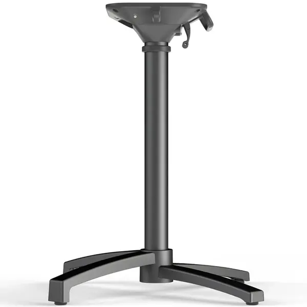 Inklapbare Tafel | X CROSS | HPL/Aluminium | Zwart Blad | Zwart Frame | In-/Outdoor | 700x700x740(h)mm