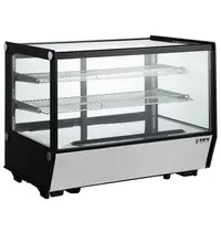 Saro Koelvitrine | ALICE | 200L | Zwart/RVS | 0°C/+12°C | Geforceerd | 3 Niveaus | 1219x568x686(h)mm 