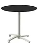 VEBA Inklapbare Tafel | X CROSS | HPL/Aluminium | Zwart Blad | Zandkleurig Frame | In-/Outdoor | Ø700x740(h)mm 