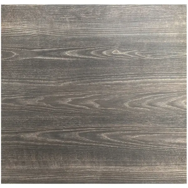 Inklapbare Tafel | INFINITY | HPL/RVS | Houtlook Blad | Zwart Frame | In-/Outdoor | 700x700x732(h)mm