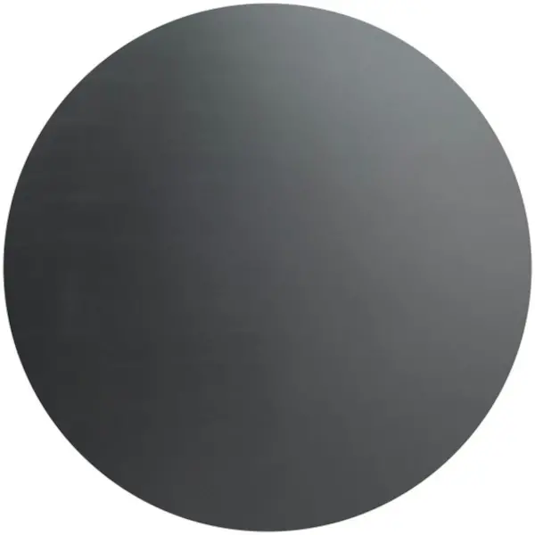 Inklapbare Tafel | INFINITY | HPL/RVS | Zwart Blad | Wit Frame | In-/Outdoor | Ø700x732(h)mm