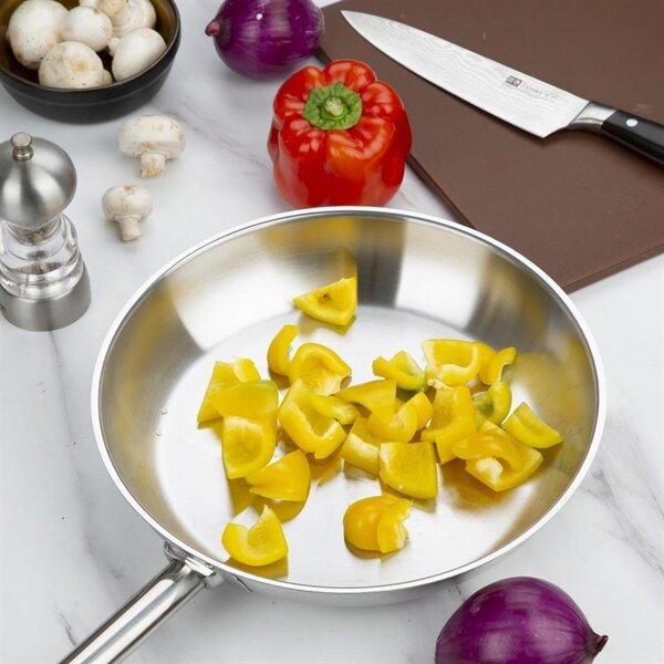 Koekenpan | RVS | Div. Warmtebronnen | Ø280x56(h)mm