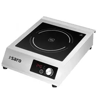 Saro Inductiekookplaat | KOKO | 1 Kookpunt (Ø300) | 60°C/240°C | 5kW (400V) | 390x495x142(h)mm 