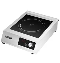 Saro Inductiekookplaat | AKIM | 1 Kookpunt (Ø340) | 60°C/240°C | 8kW (400V) | 440x545x145(h)mm