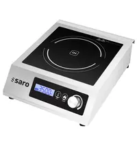Saro Inductiekookplaat | MILIAN | 1 Kookpunt (Ø260) | 60°C/240°C | 3.5kW (230V) | 340x432x120(h)mm