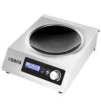 Saro Inductiewokplaat | ASKAN | 1 Kookpunt (Ø360) | 60°C/240°C | 3.5kW (230V) | 340x432x125(h)mm 