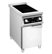 Saro Inductiefornuis | BRONX | 2 Kookpunten | 60°C/240°C | 10kW (400V) | Gesloten Onderkast | 400x700x845/890(h)mm 