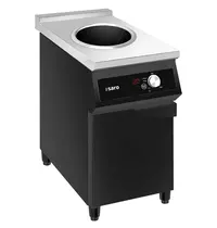 Saro Inductiewokfornuis | THEO | 1 Kookpunt | 60°C/240°C | 5kW (400V) | Gesloten Onderkast | 400x700x845/890(h)mm 