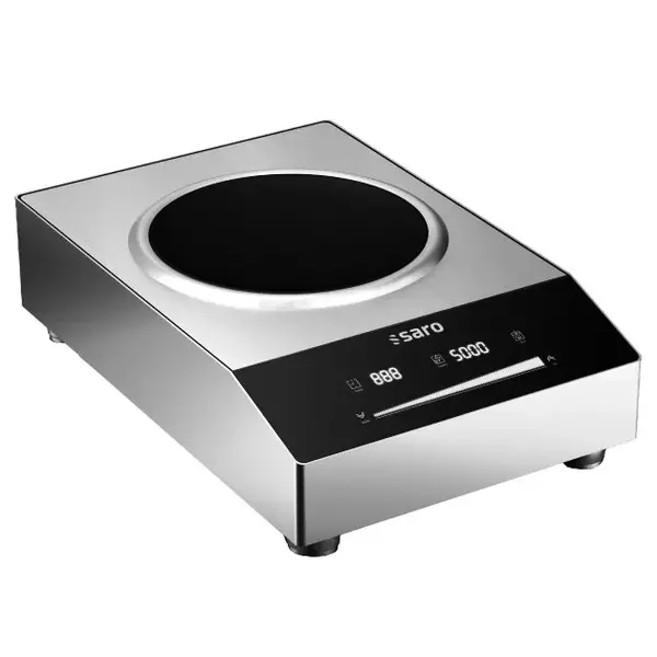 Inductiewokplaat | CHIOS | 1 Kookpunt (Ø280) | 60°C/240°C | 5kW (400V) | Timer | 400x600x155(h)mm