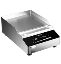 Saro Inductie Bak-/Grillplaat | AGIOS | Glad Oppervlak 390x370 (RVS) | 60°C/280°C | 5kW (400V) | 400x600x155(h)mm 