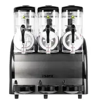Saro Slushmachine | NOYA | 3x 12L | Interne Verlichting | 1.15kW (230V) | 670x520x810(h)mm 