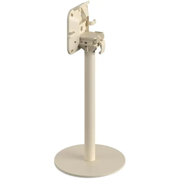 Inklapbare Tafel | URBAN | HPL/RVS | Marmerlook Blad | Zandkleurig Frame | In-/Outdoor | Ø700x732(h)mm