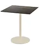 VEBA Inklapbare Tafel | URBAN | HPL/RVS | Houtlook Blad | Zandkleurig Frame | In-/Outdoor | 700x700x732(h)mm 