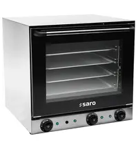 Saro Heteluchtoven | THOR | 4 Niveaus (437x314) | Elektrisch | 0°C/300°C | 2.67kW (230V) | Bevochtiging (Handmatig) | Grillfunctie | 595x595x570(h)mm 