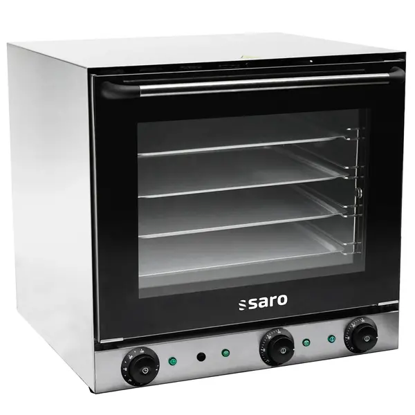 Heteluchtoven | THOR | 4 Niveaus (437x314) | Elektrisch | 0°C/300°C | 2.67kW (230V) | Bevochtiging (Handmatig) | Grillfunctie | 595x595x570(h)mm