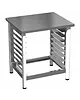 Saro Oven Onderstel | Staal/RVS | 8 Niveaus (435x350) | 610x490x850(h)mm 