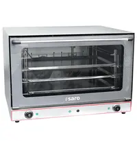 Saro Heteluchtoven | HERA | 4 Niveaus (EN600x400) | Elektrisch | 50°C/300°C | 6.4kW (230V) | Bevochtiging (Handmatig) | 835x757x581(h)mm 