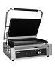 Saro Contact-/Paninigrill | PG-SERIE | Enkel | Glad/Gegroefd Oppervlak 340x230 (Gietijzer) | 50°C/300°C | 2.2kW (230V) | 440x384x203(h)mm 